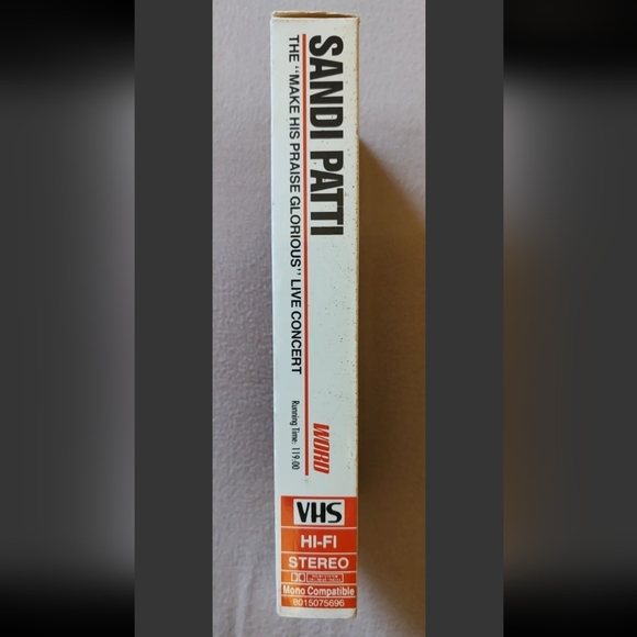 VHS Sandi Patti The "Make His Praise Glorious" Live Concert 119 minutes Hi-Fi - Picture 5 of 16